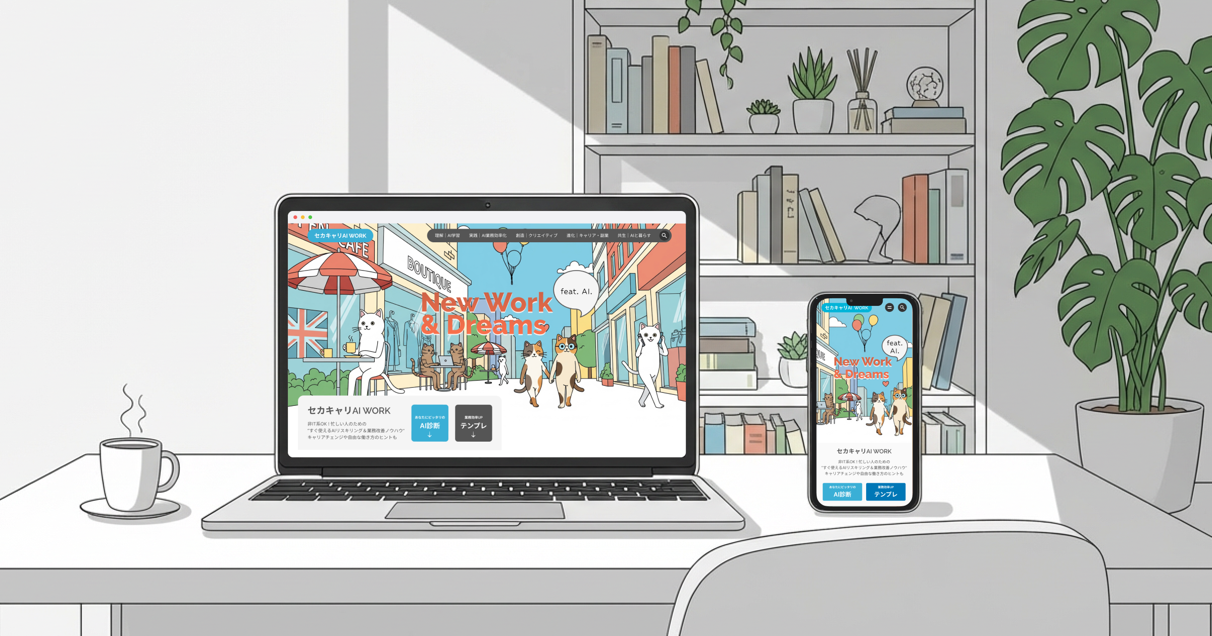 AIリスキングサイトイメージ